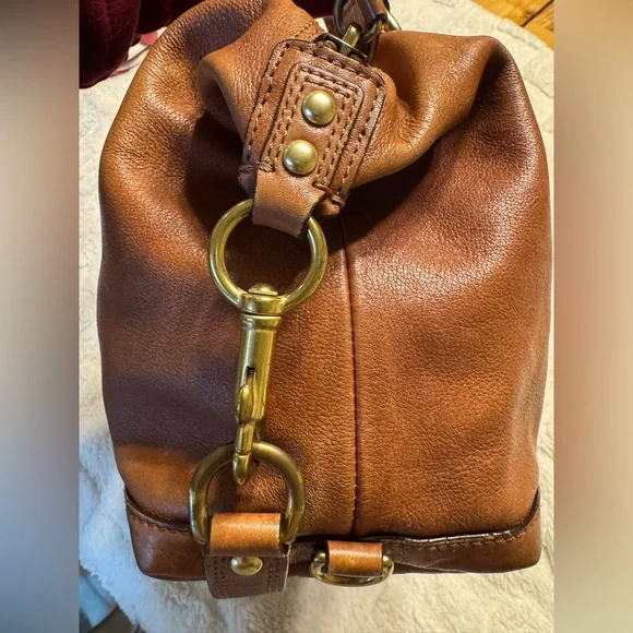 Vintage Coach Tan Leather Satchel - Picture 9 of 12
